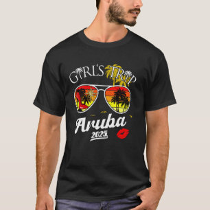 Girls Trip Aruba 2025 Shirts Womens Weekend Birthd