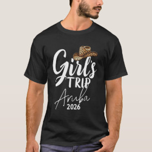 Girls Trip Aruba 2026 Vacation Weekend Birthday Sq T-Shirt
