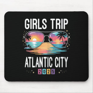 Girls Trip Atlantic City 2025 Summer Vacation Girl Mouse Mat