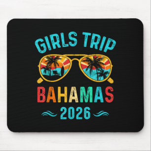 Girls Trip Bahamas 2026 Beach Vacation Matching Mouse Mat