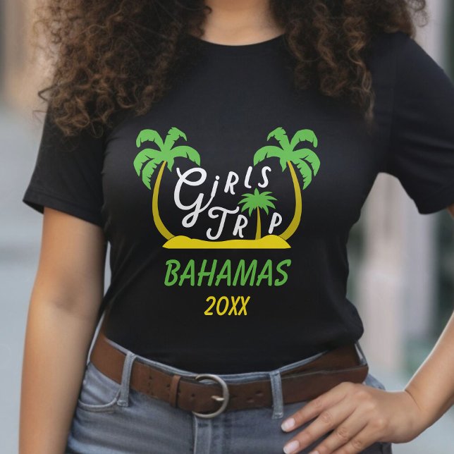 Girls Trip Bahamas Caribbean Island Beach Vacation T-Shirt (Girls Trip Bahamas Caribbean Island Beach Vacation T-Shirt)