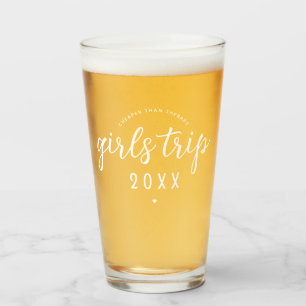 Girls Trip Cheaper Than Therapy Custom Vacation Glass