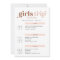 Girls Trip Cheaper than Therapy Itinerary Invitati