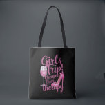 Girls Trip Cheaper Than Therapy Weekend Wine Party Tote Bag<br><div class="desc">Girls Trip Cheaper Than Therapy Weekend Wine Party</div>