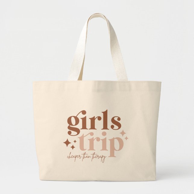 Girls Trip Cheaper than Therapy Welcome Bag (Front)