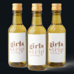 Girls Trip Cheaper than Therapy  Wine Label<br><div class="desc">A girls trip IS cheaper than therapy!! These wine labels are perfect for customising your girls getaway!</div>