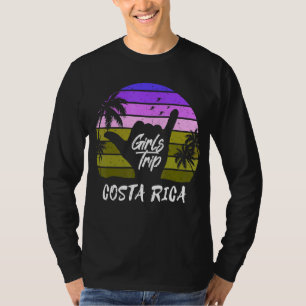 Girls Trip Costa Rica Matching Costa Rica Surfer S T-Shirt
