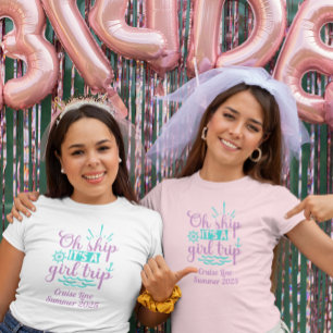 Girls Trip Cruise Vacation Ship  T-Shirt