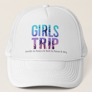Girl's Trip Customisable Colours and Text Trucker Hat
