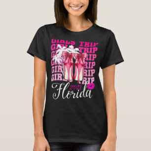 Girls Trip Florida 2023 Women Weekend Birthday Par T-Shirt