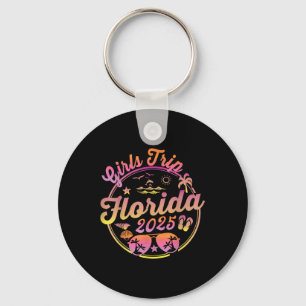 Girls Trip Florida 2025 Summer Vacation Beach Week Key Ring