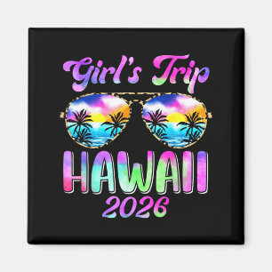 Girls Trip Hawaii 2026 Summer Beach Weekend Magnet