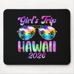 Girls Trip Hawaii 2026 Summer Beach Weekend Mouse Mat