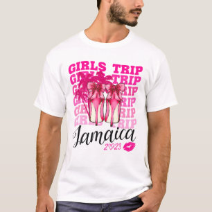 Girls Trip Jamaica 2023 For Womens Weekend, Birthd T-Shirt