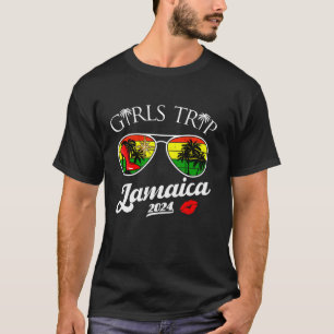 Girls Trip Jamaica 2024 Beach Womens Vacation Birt T-Shirt