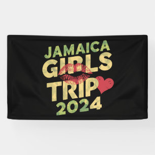 Girls Trip Jamaica 2024 Weekend Summer Vacation Banner