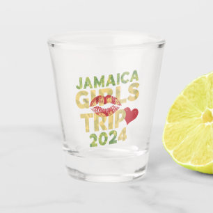 Girls Trip Jamaica 2024 Weekend Summer Vacation  Shot Glass