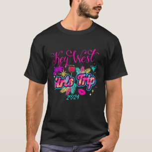 Girls Trip Key West 2024 Beach Womens Weekend Birt T-Shirt