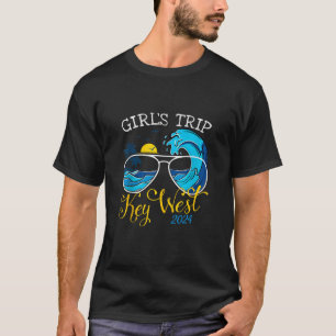Girls Trip Key West 2024 Beach Womens Weekend Birt T-Shirt