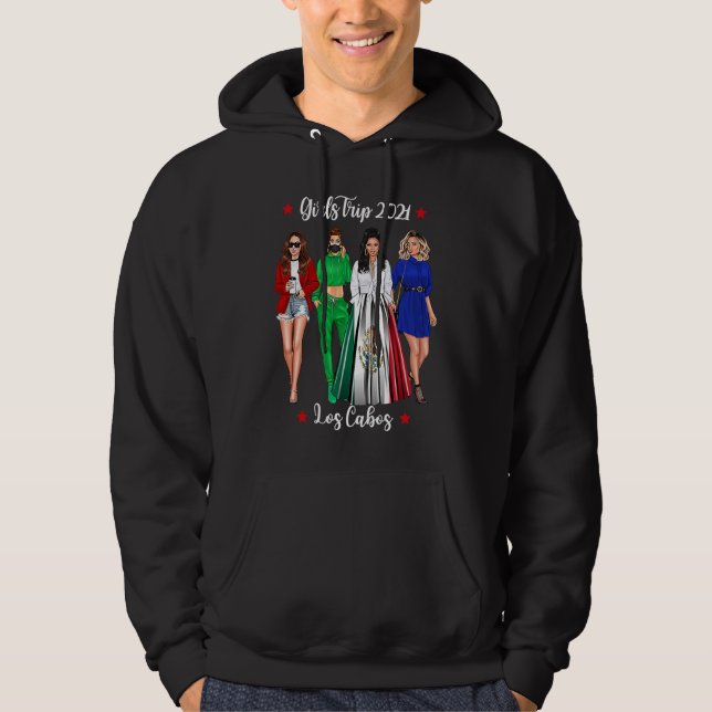 Girls Trip Los Cabos Holiday Cute Woman Hen Do Coo Hoodie (Front)