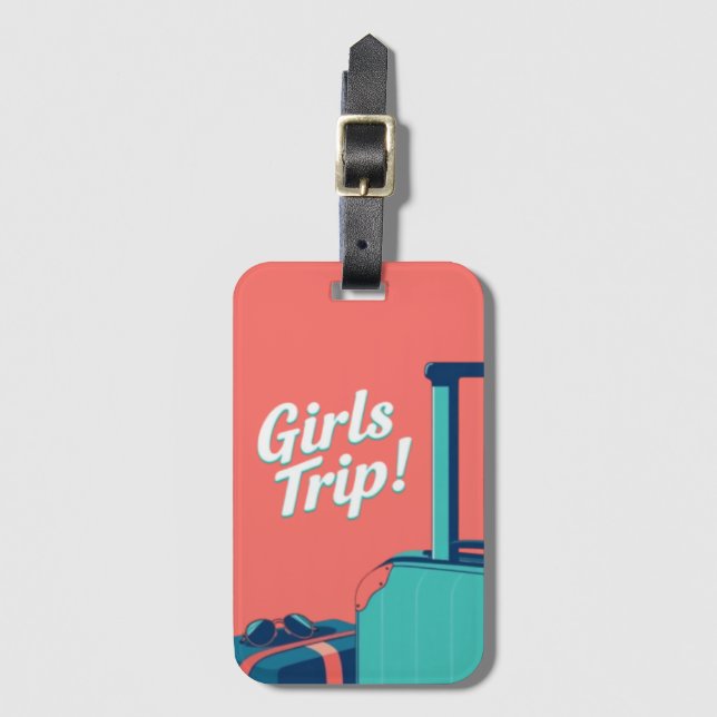 Girls Trip Luggage Tag (Front Vertical)