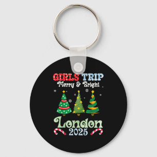 Girls Trip Merry Bright Christmas In London Vacati Key Ring