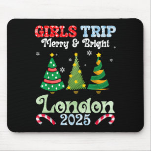 Girls Trip Merry Bright Christmas In London Vacati Mouse Mat