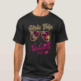Girls Trip Nashville 2023 For Womens Weekend Birth T-Shirt