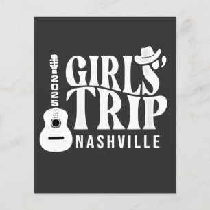 Girls Trip Nashville 2025 Vacation Summer Flyer