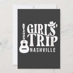 Girls Trip Nashville 2025 Vacation Summer  Invitation