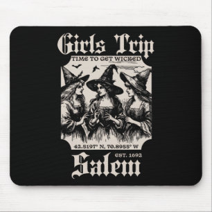 Girls Trip Salem 1692 They Missed One Witch  Mouse Mat
