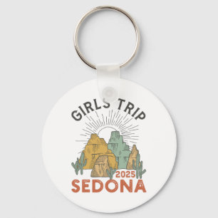 Girls Trip Sedona 2025 Summer Vacation Ladies Week Key Ring