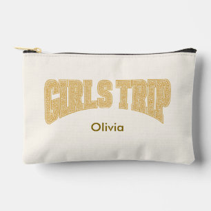 GIRLS TRIP Sunset Varsity Ditzy Floral Makeup Accessory Pouch