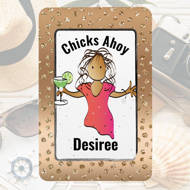 Girls Trip Vacation Accessory Funny for Her Cruise Magnet (Creator Uploaded)