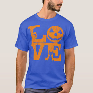Girls True Love Halloween Night Creepy Cute Fun Gi T-Shirt
