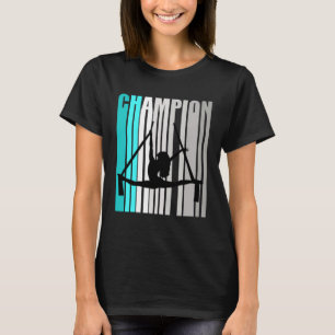 Girls Turquoise Aerialist Champion Air Yoga Dance T-Shirt