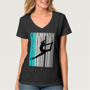 Girls Turquoise Dance Champion Dance Team T-Shirt