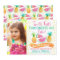 Girls Two-tti Frutti Photo 2nd Birthday Invitation