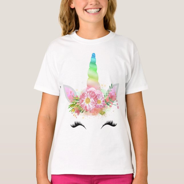 Girls Unicorn Tshirt (Front)