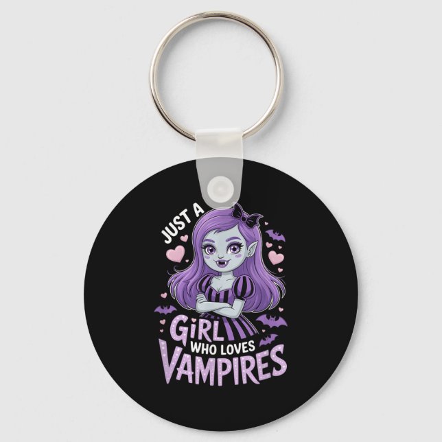 Girls Vamre  Key Ring (Front)