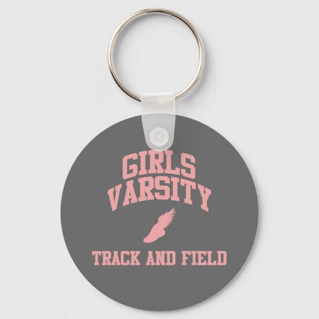 Girls Varsity Track and Field Key Ring (Front)