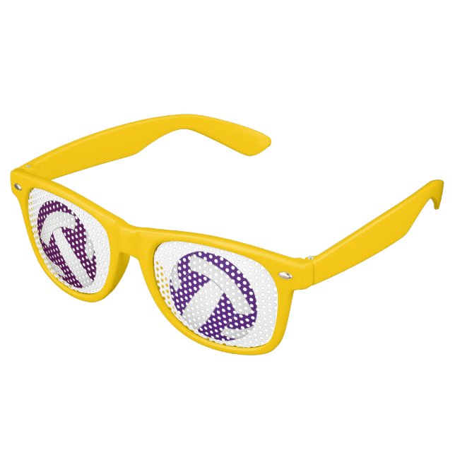 girl's volleyball any colour retro sunglasses (Angled)