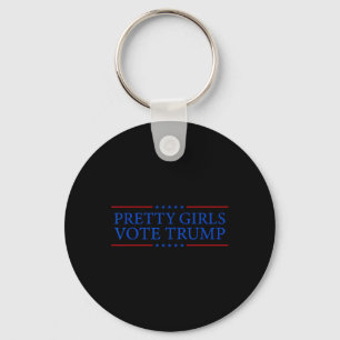 Girls Vote Trump Key Ring
