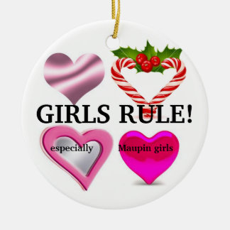 Girls vs Boys Ornament