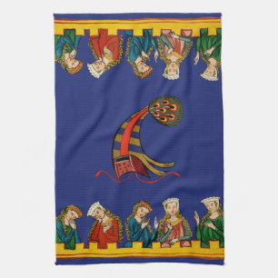 Girls Watching Tea Towel