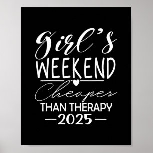 Girls Weekend 2025 Women Girls Trip 2025 Vacation Poster
