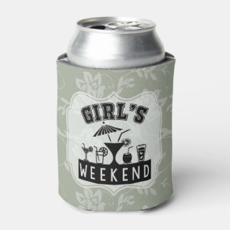 Girl's Weekend Beer Party Customise to Any Colour Can Cooler