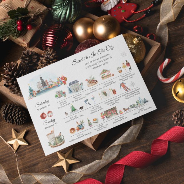 Girls Weekend | Christmas in Chicago Invitation (Creator Uploaded)