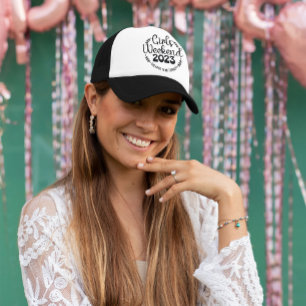 Girls Weekend Colour Customisable Trucker Hat