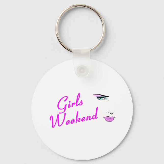 Girls Weekend (Face) Key Ring (Front)